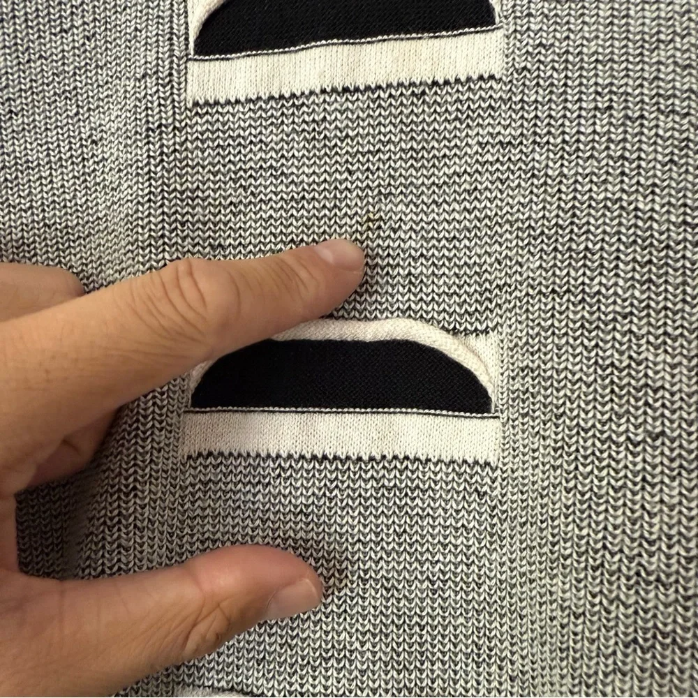 SPAZIO grey‎ slim fit crew neck long sleeve pullover sweater